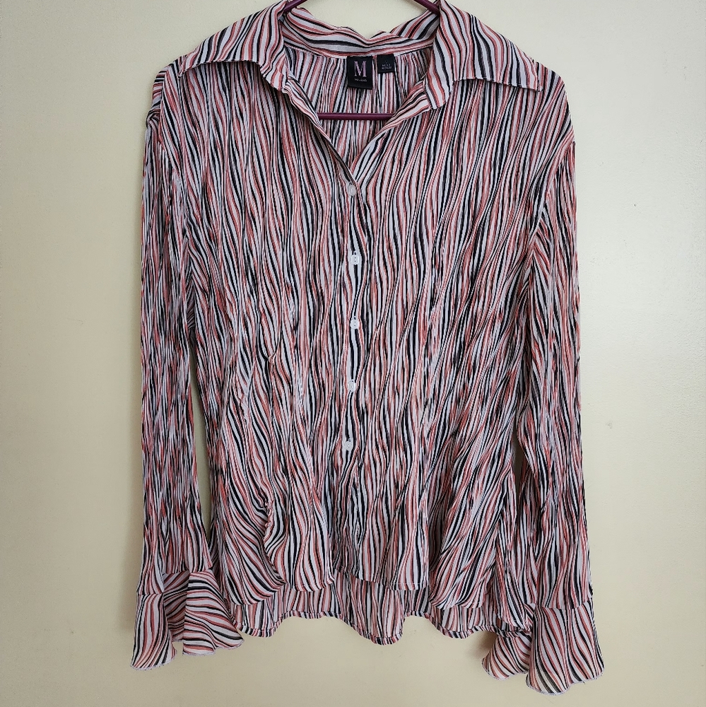 Milano Ladies Stretch Blouse Size L